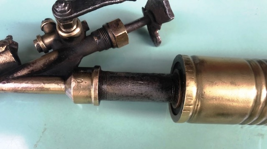 1940 ALMAN BARTHEL FÜLLMENGE BENZİNLE CALIŞAN PİRİNC POMPALI MEKANİK PÜRMÜZ