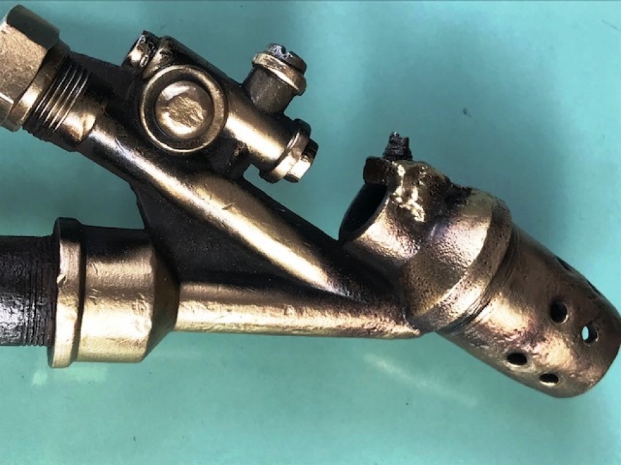 1940 ALMAN BARTHEL FÜLLMENGE BENZİNLE CALIŞAN PİRİNC POMPALI MEKANİK PÜRMÜZ