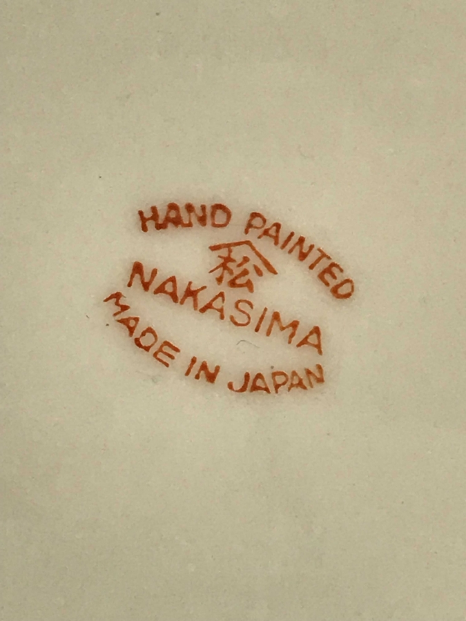 JAPON SANATI TAMAMI EL İŞİ MİNELİ CİFT TABAKLI  FİNCAN NAKAMISA