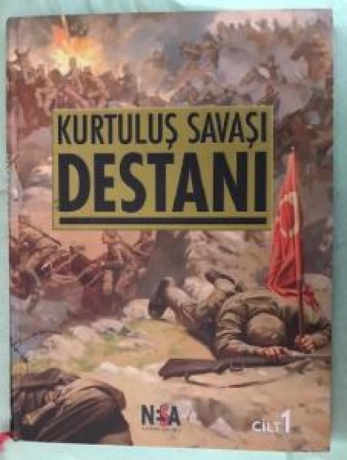 KURTULUŞ SAVAŞI DESTANI 1 VE 2 . CİLTLERİ KUTUSUNDA NESA BASIN YAYIN 