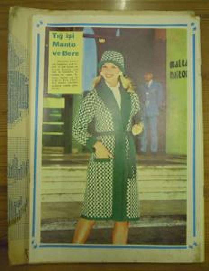 SAMANYOLU 200 ÇEŞİT EL İŞİ MODELİ PATRONUYLA NO : 27 ARALIK 1975 