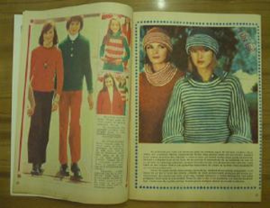 SAMANYOLU 200 ÇEŞİT EL İŞİ MODELİ PATRONUYLA NO : 27 ARALIK 1975 