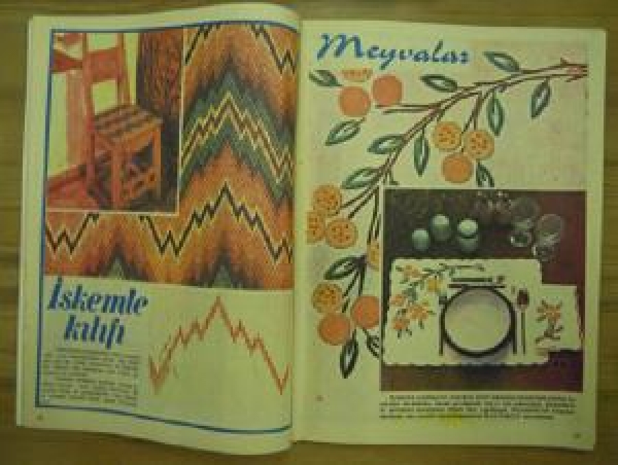 SAMANYOLU 200 ÇEŞİT EL İŞİ MODELİ PATRONUYLA NO : 50 KASIM 1977 