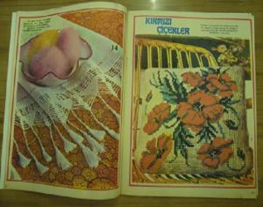 SAMANYOLU 200 ÇEŞİT EL İŞİ MODELİ PATRONUYLA NO : 55 NİSAN 1978 