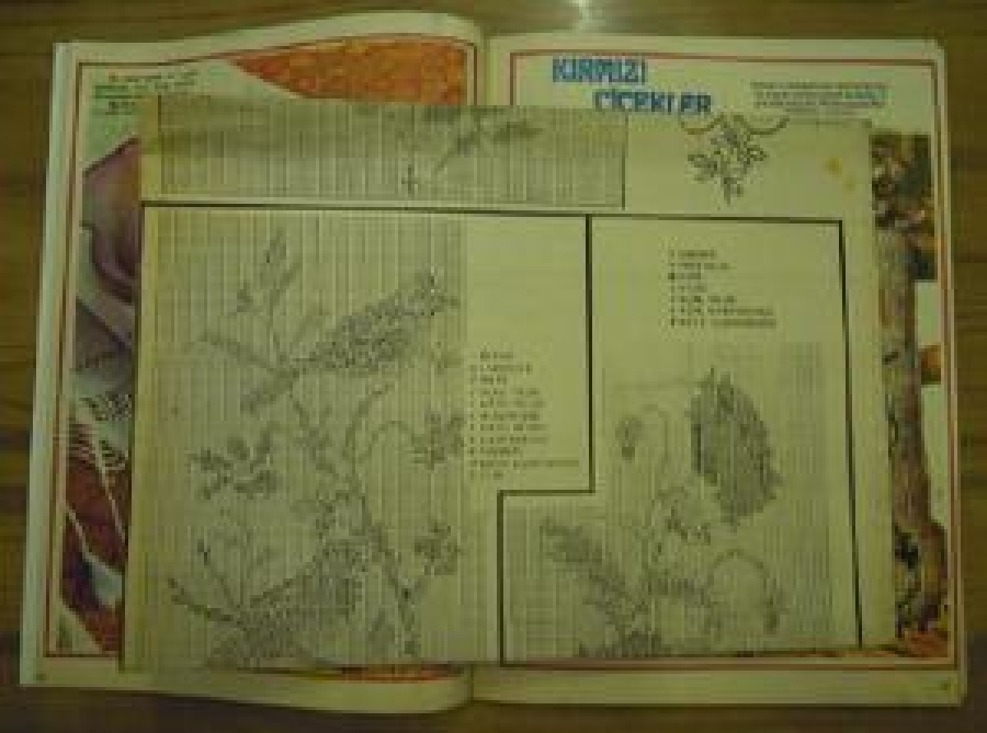 SAMANYOLU 200 ÇEŞİT EL İŞİ MODELİ PATRONUYLA NO : 55 NİSAN 1978 