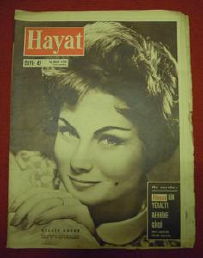 HAYAT SAYI: 42. 16 EKİM 1959 BU SAYIDA: HAYAT BİR YERALTI NEHRİNE GİRDİ DÖRT SAHİFELİK BÜYÜK RÖPORTAJ 