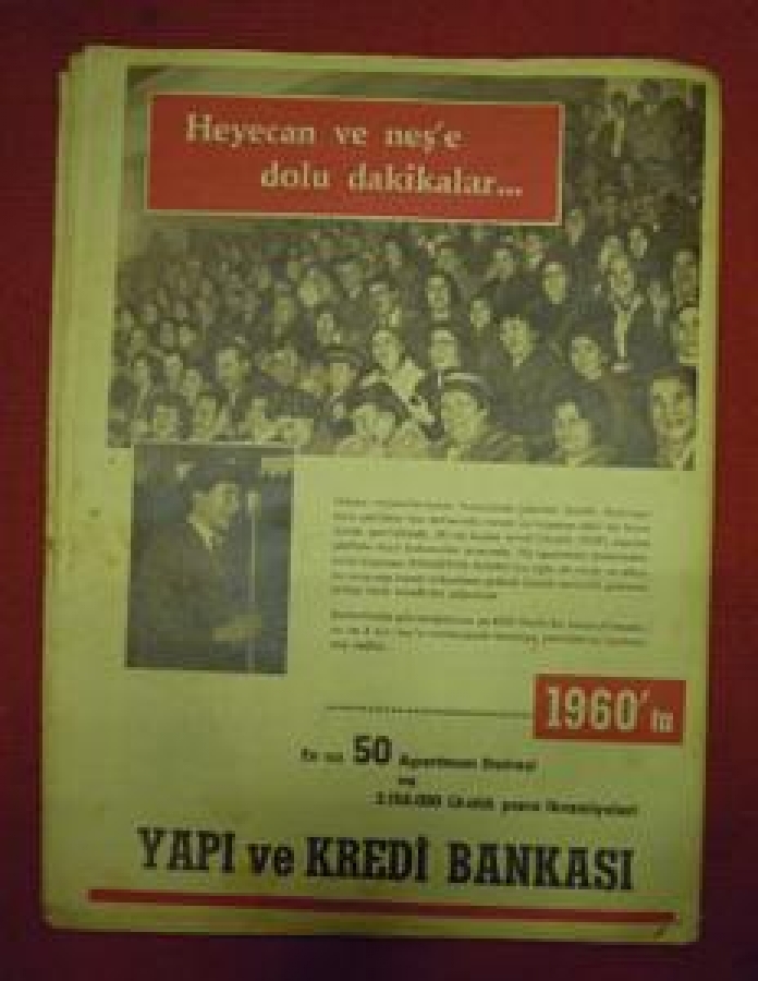 HAYAT SAYI:3. 15 OCAK 1960. BU SAYIDA: ORTADAKİ TABLO : İLK TÜRK FİKİR GAZETECİSİ AGAH EFENDİ 1960
