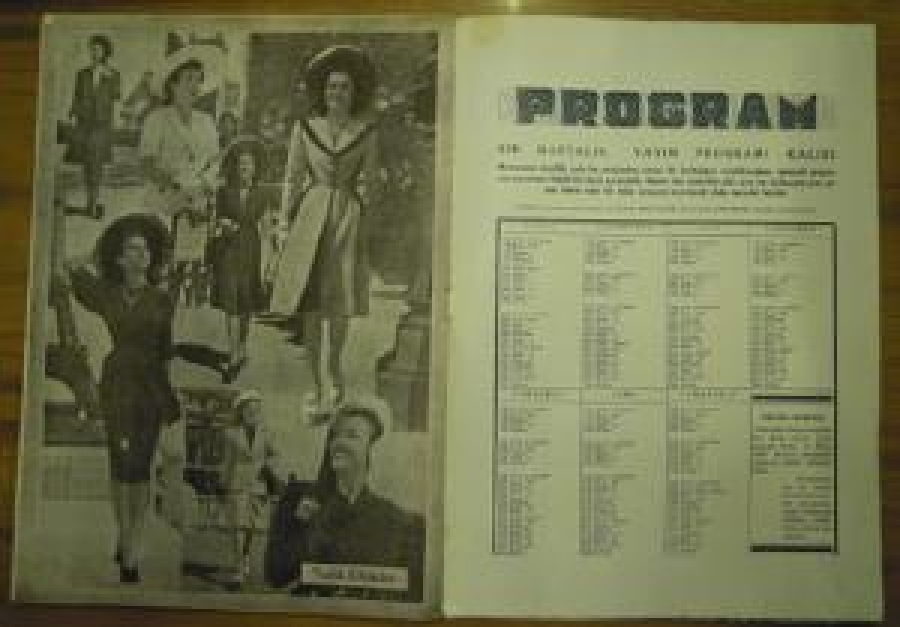 RADYOMUZUN YAYIM PROGRAMLARI 1 EYLÜL 1946 - CİLT : 5 - SAYI : 57 