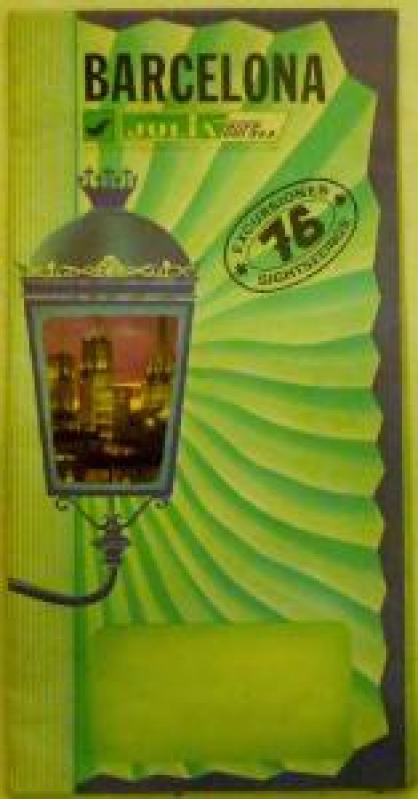 1976 BARCELONA HAKKINDA TANITIM GEZİ REHBERİ FLORİDA PARK PASEO DE COCHES DEL RETİRO MADRID  