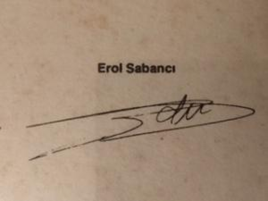 BEKSA TEMEL ATMA TÖRENİNİN BELGESİ 15 ISLAK İMZALI ACILIŞ ANISINA DÜZENLENEN BELGE SAYIN SAKIP SABANCI HAZİRAN 1987 İZMİT 