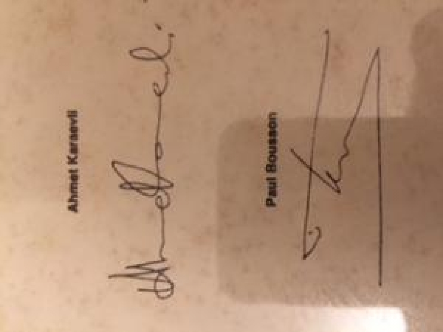 BEKSA TEMEL ATMA TÖRENİNİN BELGESİ 15 ISLAK İMZALI ACILIŞ ANISINA DÜZENLENEN BELGE SAYIN SAKIP SABANCI HAZİRAN 1987 İZMİT 