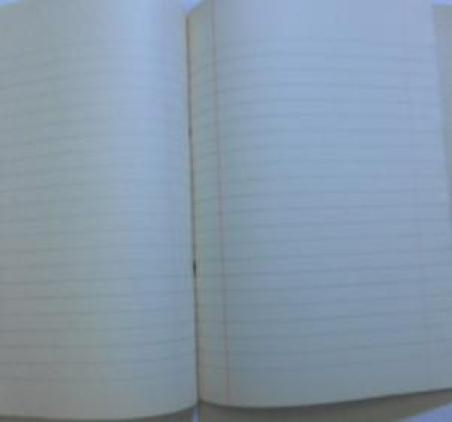 ÇİZGİLİ BEYAZ RESİMLİ VE ÇARPIM ÇİZGİLİ  KAPAK LİSE DEFTERİ 