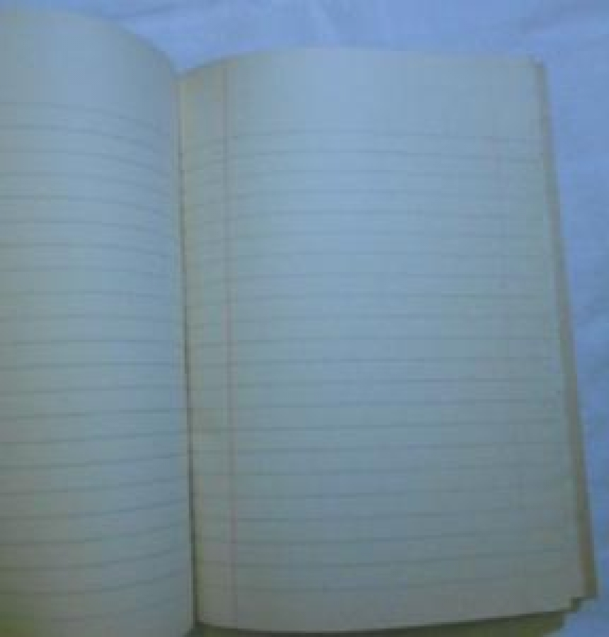 ÇİZGİLİ BEYAZ RESİMLİ VE ÇARPIM  KAPAK LİSE DEFTERİ 