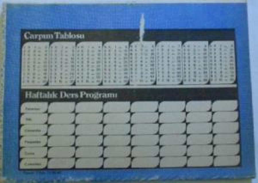 ÇİZGİLİ BEYAZ RESİMLİ VE ÇARPIM  KAPAK LİSE DEFTERİ 