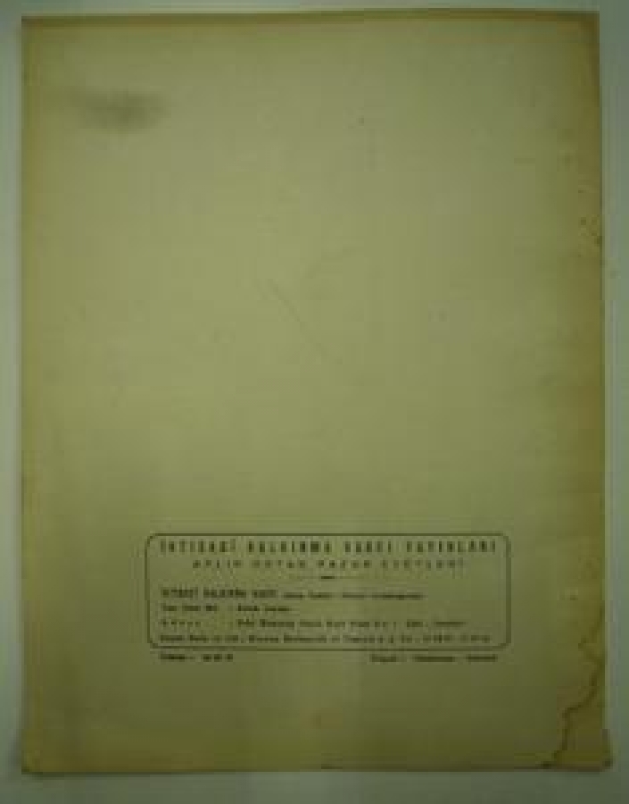 İKTİSADI KALKINMA VAKFI YAYINLARI Y.S. 35