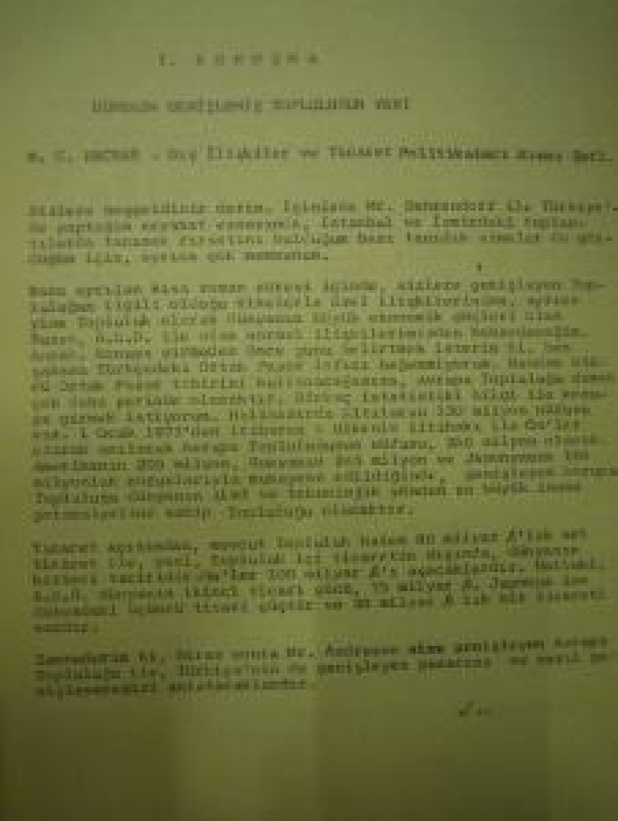 İKTİSADI KALKINMA VAKFI YAYINLARI Y.S. 35