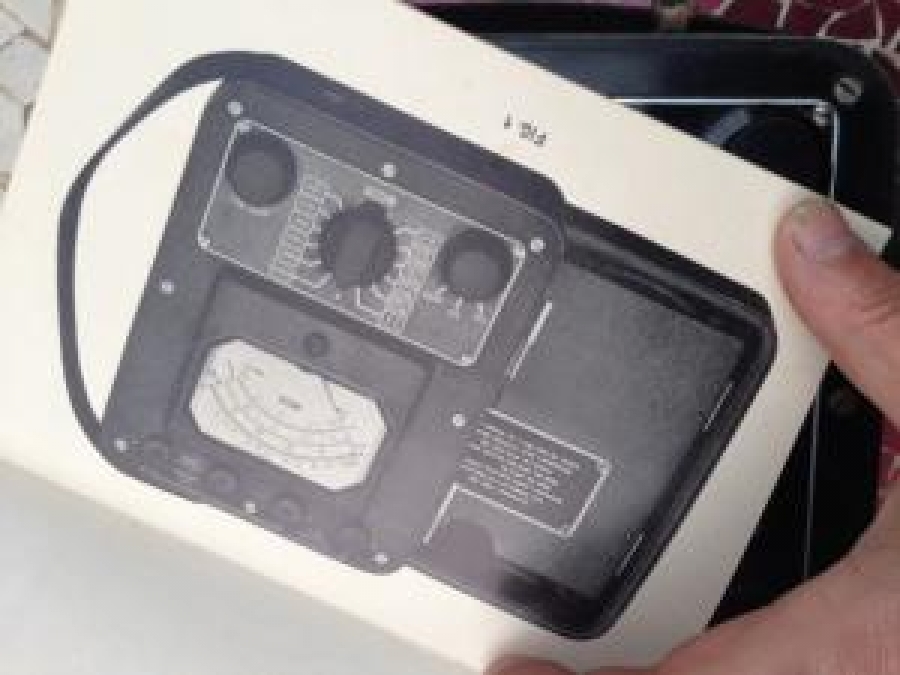 OFFİCİNE GALİLEO APU /1 ELEKTRONİK BAKALİT SAC KASA MULTİMETRE ÖLCÜ ALETİ 1950 