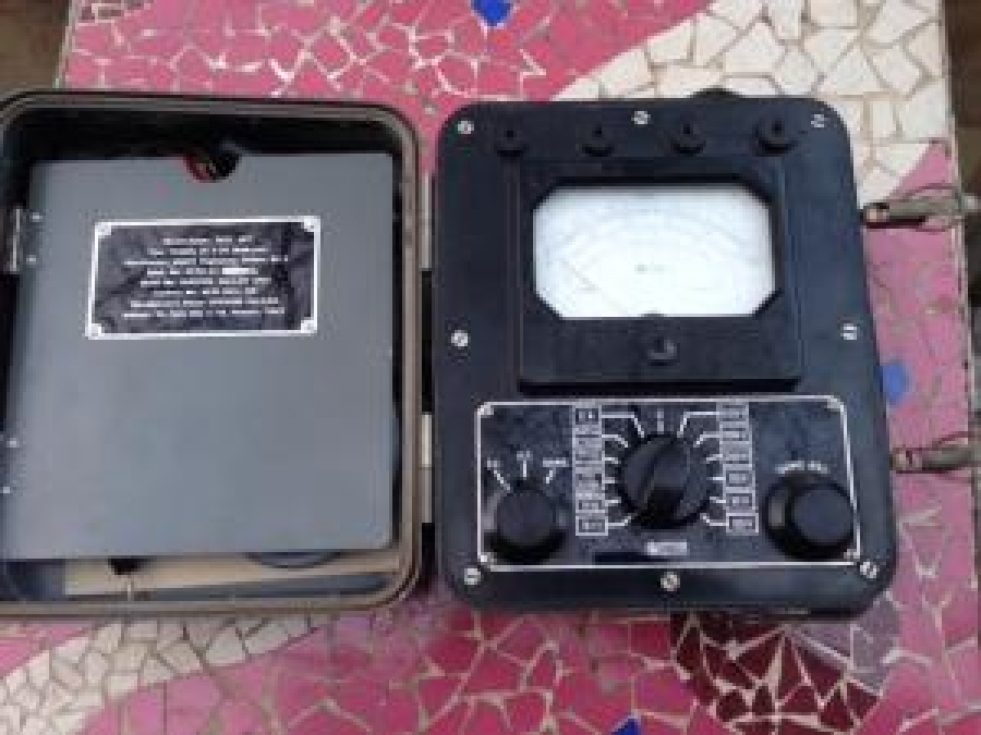 OFFİCİNE GALİLEO APU /1 ELEKTRONİK BAKALİT SAC KASA MULTİMETRE ÖLCÜ ALETİ 1950 