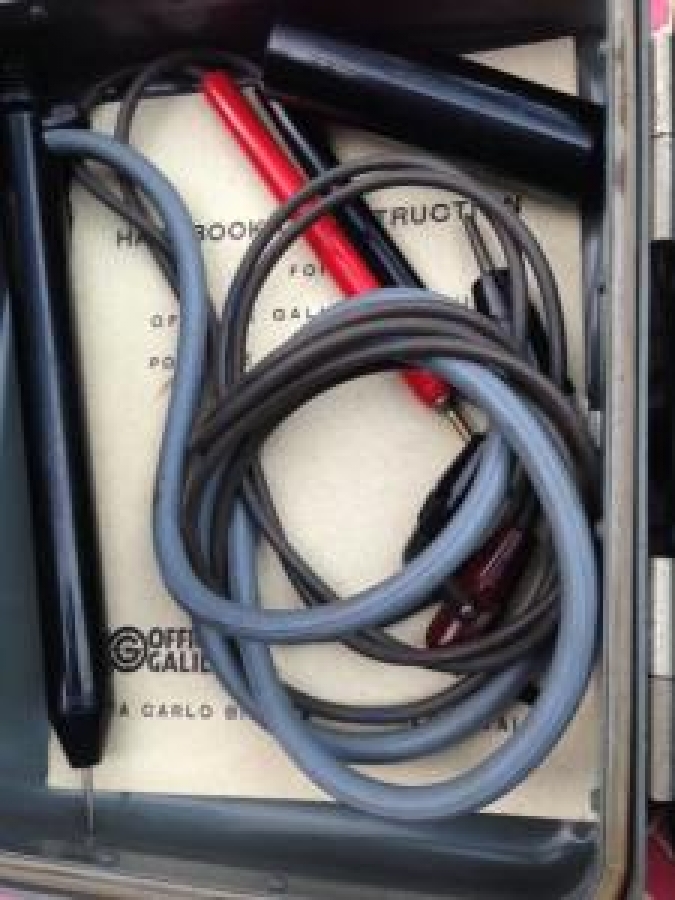 OFFİCİNE GALİLEO APU /1 ELEKTRONİK BAKALİT SAC KASA MULTİMETRE ÖLCÜ ALETİ 1950 