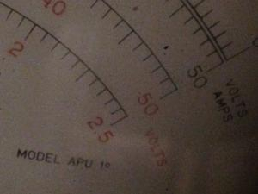 OFFİCİNE GALİLEO APU /1 ELEKTRONİK BAKALİT SAC KASA MULTİMETRE ÖLCÜ ALETİ 1950 