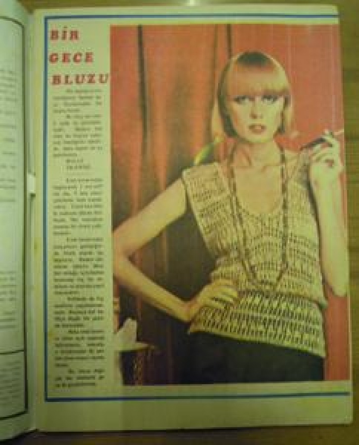 SAMANYOLU 200 ÇEŞİT EL İŞİ MODELİ PATRONUYLA NO : 30 MART 1976 