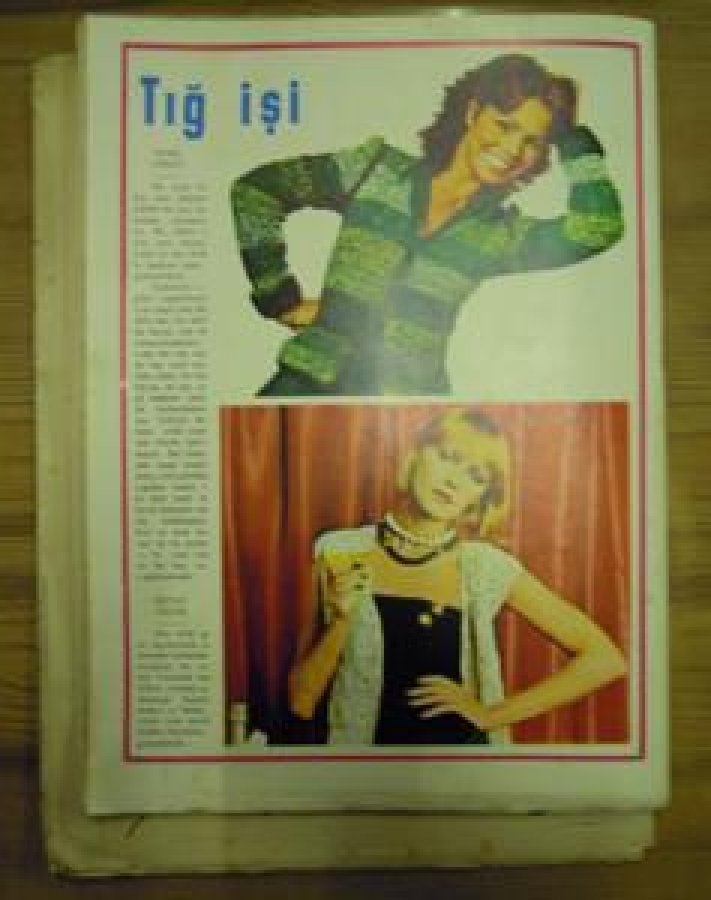 SAMANYOLU 200 ÇEŞİT EL İŞİ MODELİ PATRONUYLA NO : 30 MART 1976 