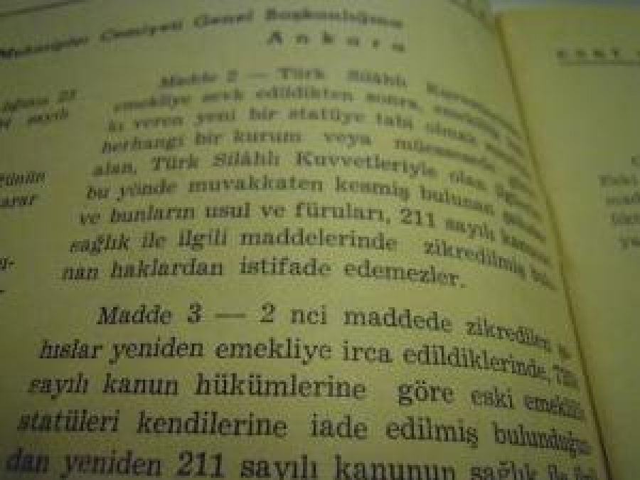 TÜRKİYE ESKİ MÜHARIPLER DERGİSİ CEMİYETİN KURULUŞU 1912 DERGİ 