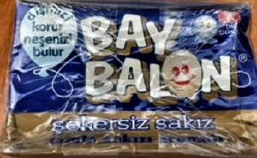 BAY BALON DAMLA SAKIZLI KARTON KUTUSUNDA AÇILMAMIŞ 100 ADET ŞEKERSİZ ÇİKLET