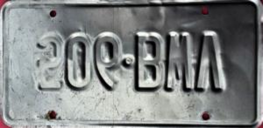 CONNECTİCUT 506 BWV CONSTITUTİON STATE OTO TENEKE AMERİKAN PLAKA 