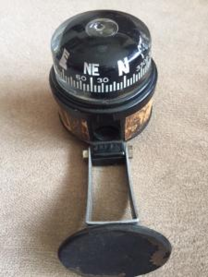 1970 ARAC OTO ÖN CAM SULU PUSULA ALMAN MALI İÇ LAMBALI ORJİNAL 