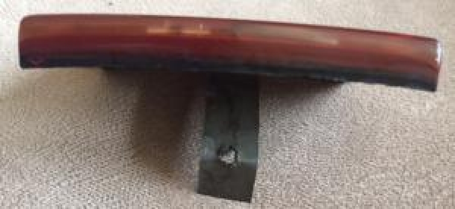 ÖN PANJÜR ARMASI TÜRK BAYRAK AKRİLİK 1960 LI ORJİNAL 