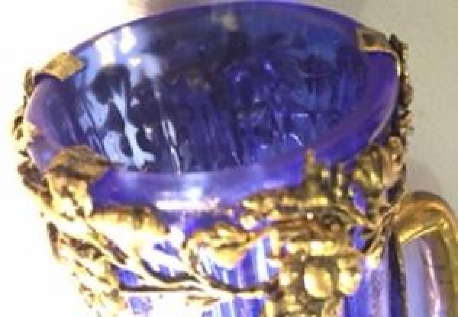 OTO ÖN CAM KARANFİLLİK BOHEM EL İŞLEMELİ KİRKOR USTA İMALATI CAM VAZO AKSESUAR