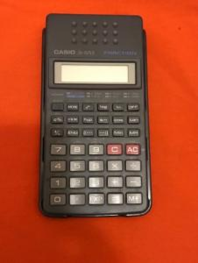 CASIO FX 82 SX HESAP MAKİNE PİLLİ ÇALIŞIR MUHAFA KILIFLI 