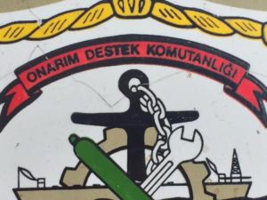 PORSELEN ÜZERİNE GEMİ ASKER TAMİR ONARIM ÜSTÜN BAŞARI ŞİLT MERSİN 