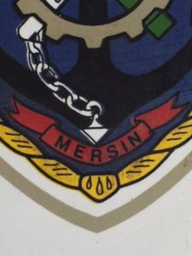 PORSELEN ÜZERİNE GEMİ ASKER TAMİR ONARIM ÜSTÜN BAŞARI ŞİLT MERSİN 