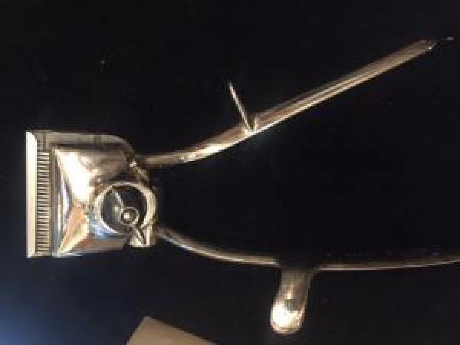 JOHN OSTER MODEL B HAIR CLIPPER MFG CO MILWAUKEE 17 WIS MEKANİK TIRAŞ MAKİNESİ 