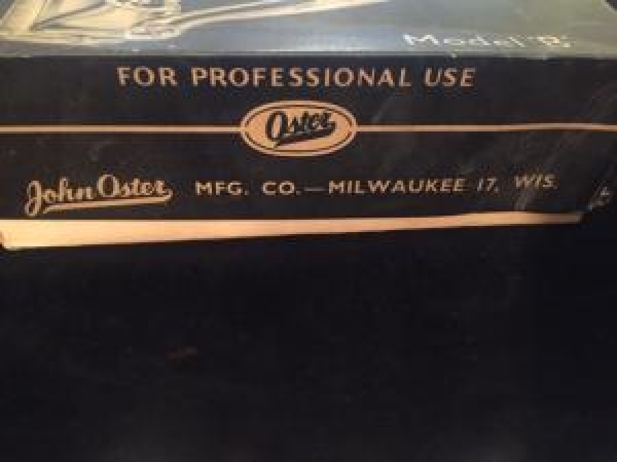JOHN OSTER MODEL B HAIR CLIPPER MFG CO MILWAUKEE 17 WIS MEKANİK TIRAŞ MAKİNESİ 