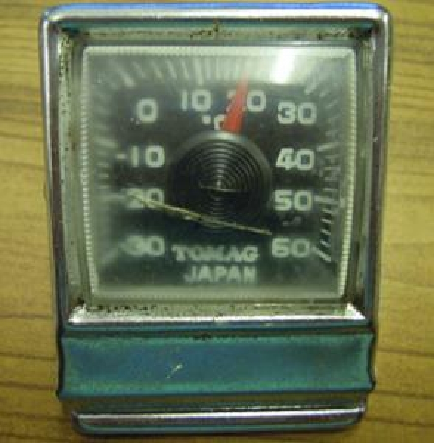 OTO AKSESUAR KROM TABAN MIKNATISLI TERMOMETRE TOMAG JAPAN 