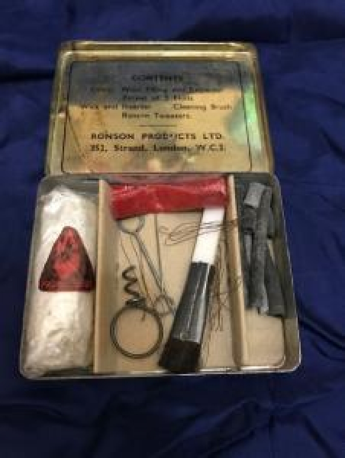 RONSON TAMİR SETİ WORLDS GREATEST LIGHTER RONSON SERVİCE OUTFIT RON SON PRODUCTS LTD: LONDON ENGLAND 