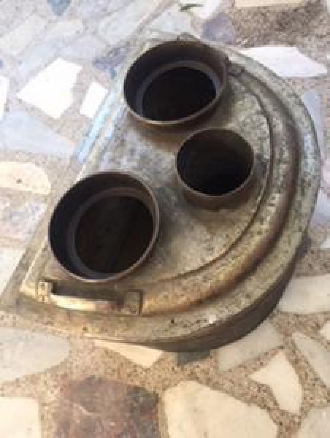 ŞİRKETİ HAYRİYE İŞLETMESİ VAPURLARDA KULLANILMIŞ  CAY KAZANI BAKIR DENİZ CIPALI MUSLUKLU KÖMÜRLÜ KAZAN