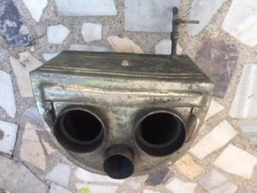 ŞİRKETİ HAYRİYE İŞLETMESİ VAPURLARDA KULLANILMIŞ  CAY KAZANI BAKIR DENİZ CIPALI MUSLUKLU KÖMÜRLÜ KAZAN