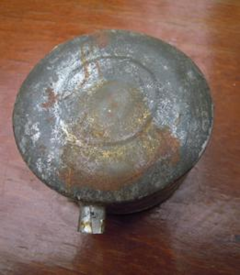 ZEMZEM SUYU GALVANİZ MATARA KUTU İÇERİSİNDE AÇILMAMIŞ 194O YILLAR 