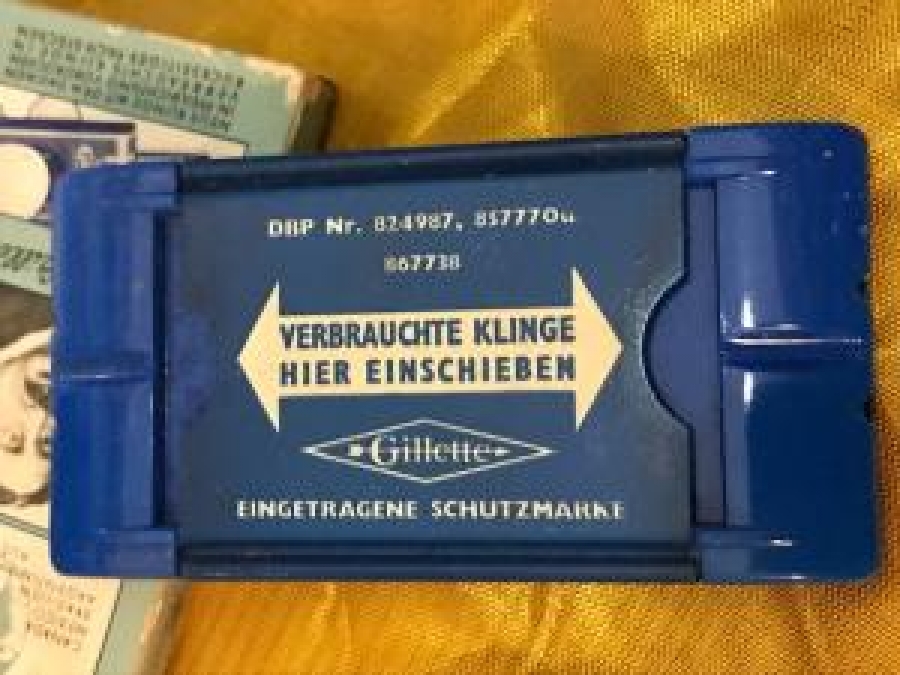 10 BLAUE GİLLETTE EİNGETR WZ KLINGEN METAL KUTUDA TIRAŞ JİLET 