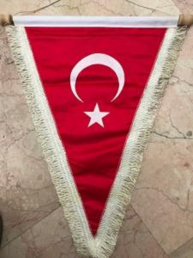 ANADOLU BANKASI REKLAMLI BEZ ÜCGEN BAYRAK