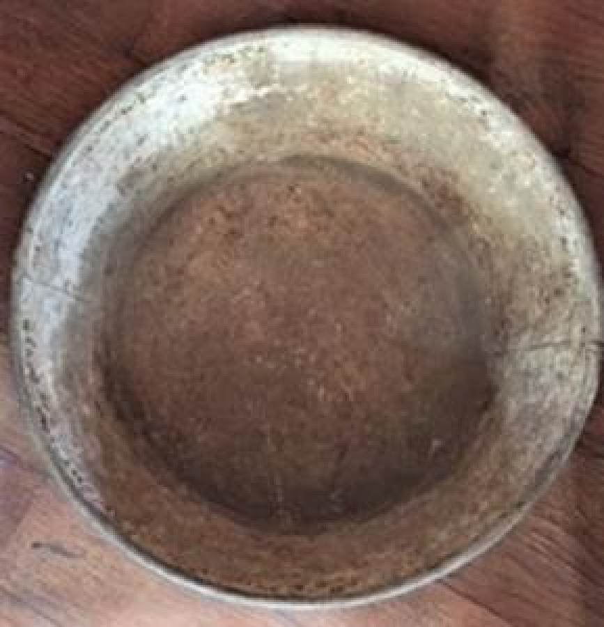 CEPEHEDE SU VE MEVZİ TOPRAK TAŞINMIŞ GALVANİZ KAB 35 CM ÇAPI ETİKETLİ 1917 