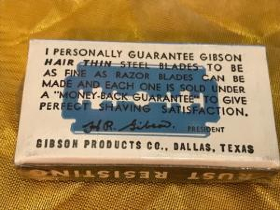 GIBSON DOUBLE EDGE HAIR THIN STEEL KUTUDA 5 ADET TIRAŞ JİLET 