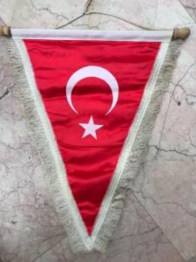 HİSAR BANK REKLAM BEZ ÜÇGEN BAYRAK