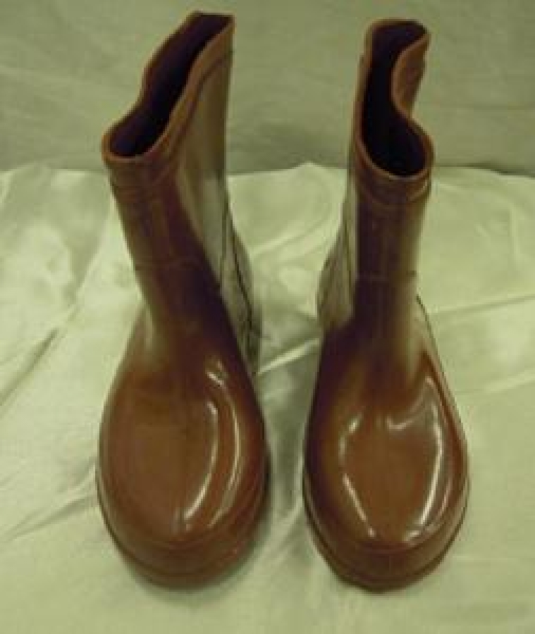 KAHVERENGİ AYAKKABI ÇOCUK LASTİK ÇİZME İSTANBUL NUR 23 NUMARA 