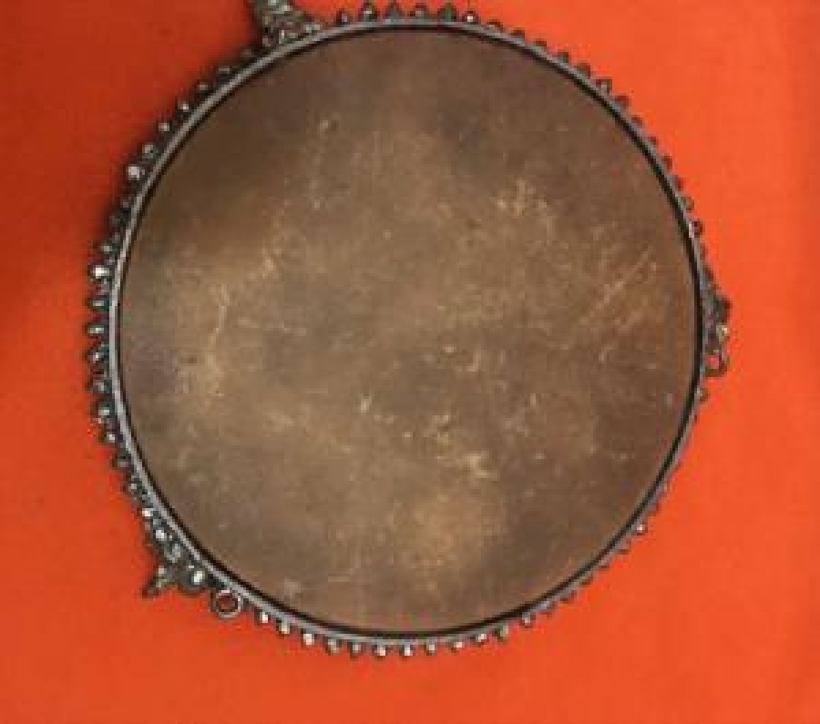 KENARLARI MELEK FÜGÜRLÜ UFAK BOY DUVAR AYNA 