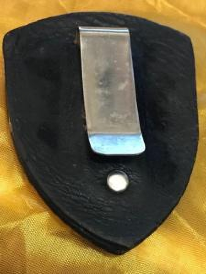 KOKART ÖZEL GÜVENLİK PİRİNC METAL DERİ KEMERE TAKILAN KİMLİK 